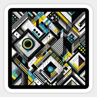 Geometric Abstract Design Sticker